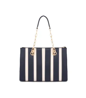 M Double Zip Satchel Liu Jo Crea - Midnight