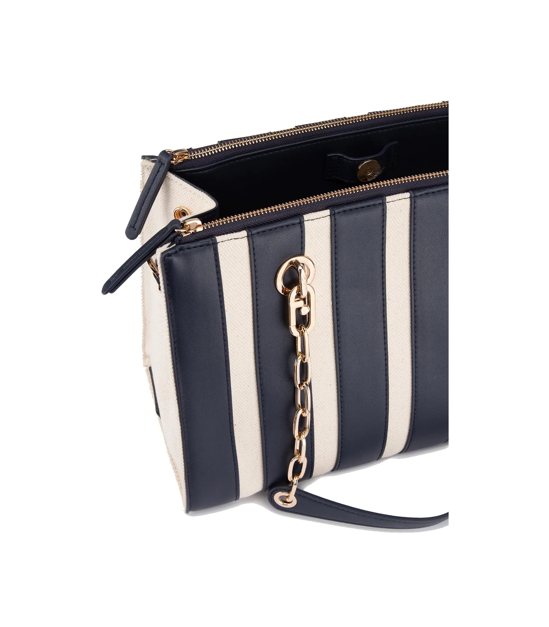 M Double Zip Satchel Liu Jo Crea - Midnight