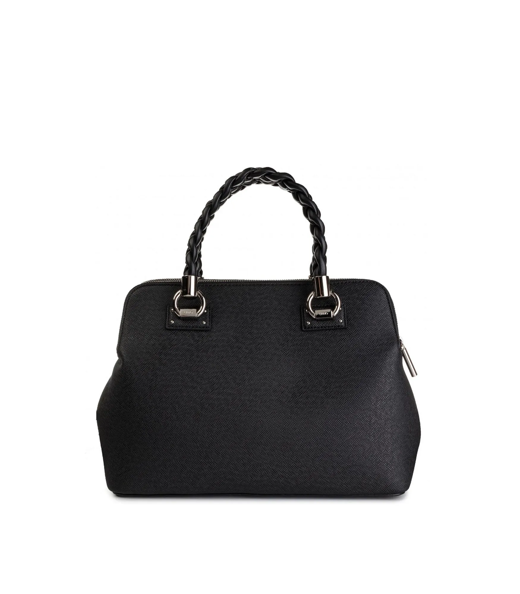 M Satchel Double Zip - Nero