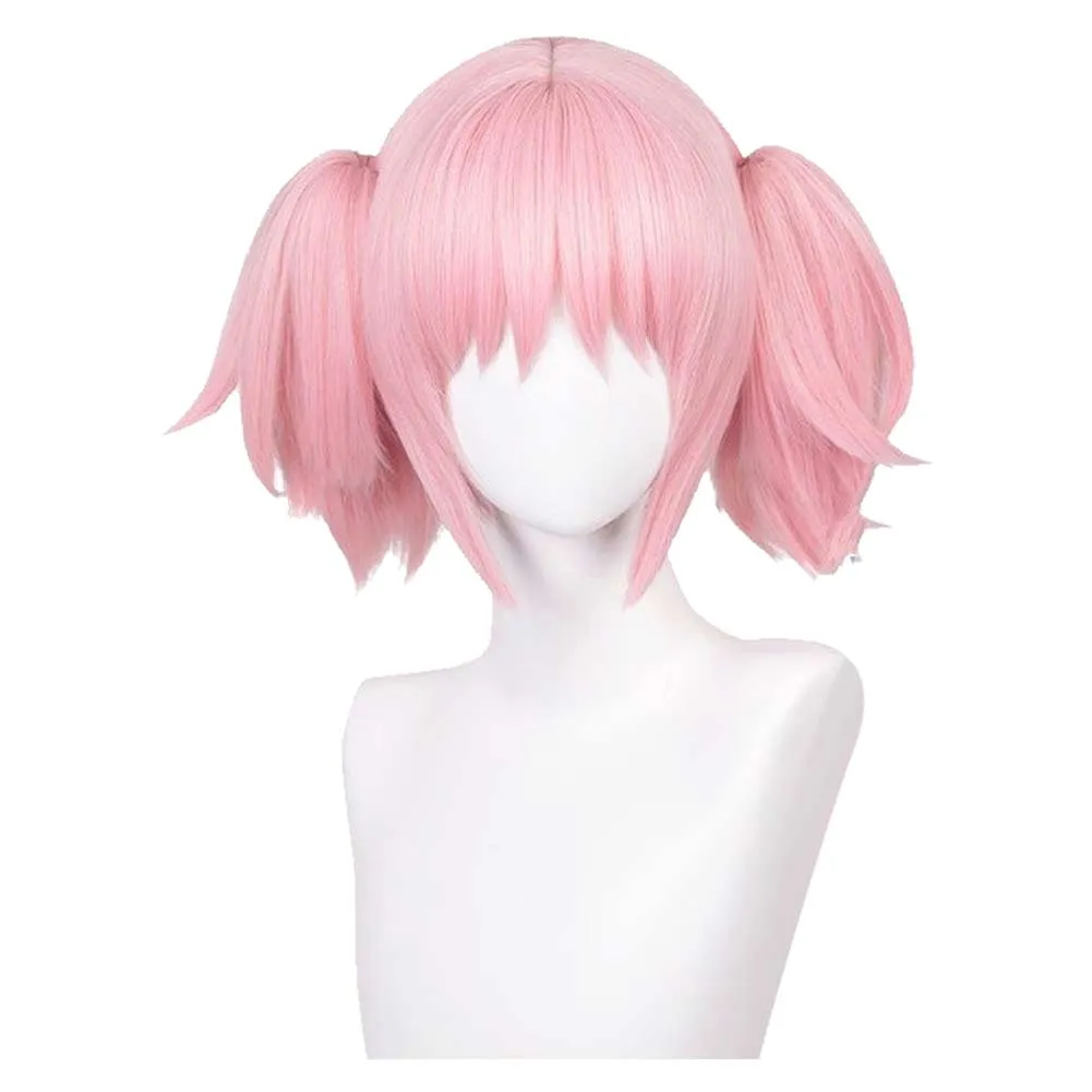 Mahou Shoujo Madoka★Magica Kaname Madoka Cosplay Pink Wig Heat Resistant Synthetic Hair