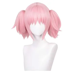 Mahou Shoujo Madoka★Magica Kaname Madoka Cosplay Pink Wig Heat Resistant Synthetic Hair