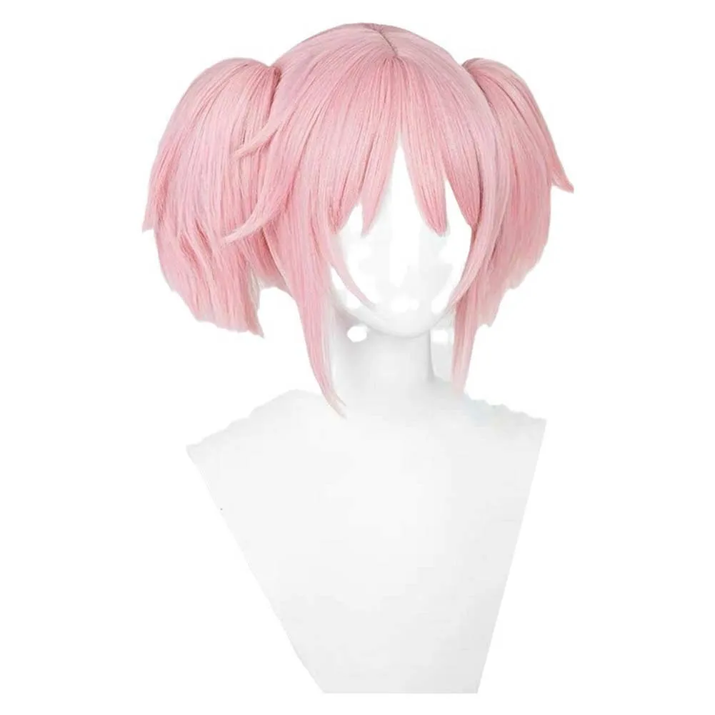 Mahou Shoujo Madoka★Magica Kaname Madoka Cosplay Pink Wig Heat Resistant Synthetic Hair