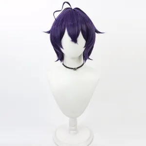 Mahou Shoujo ni Akogarete Hiiragi Utena Anime Character  Cosplay Purple Wig Heat Resistant Synthetic Hair Accessories Props