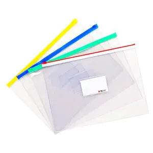 M&G Clear Zipper Bag A4 ADM94552