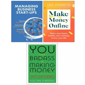 Managing Business Start-Ups,Make Money Online,You Are a Badass Making 3 Books Set