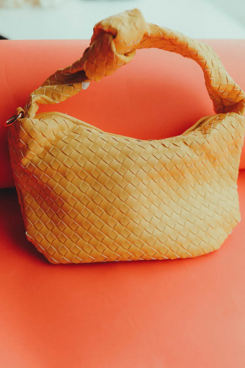 Margot Satchel Mini Cross Weave Bag