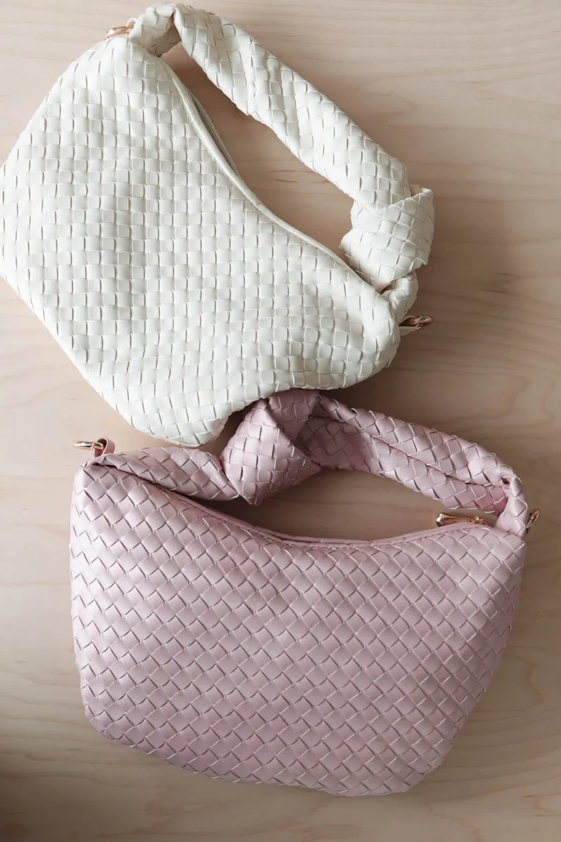 Margot Satchel Mini Cross Weave Bag