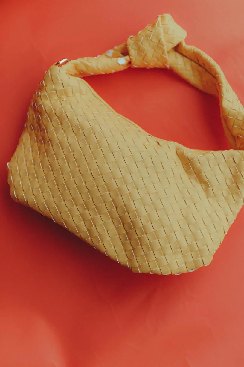 Margot Satchel Mini Cross Weave Bag