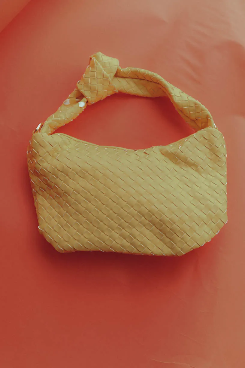 Margot Satchel Mini Cross Weave Bag