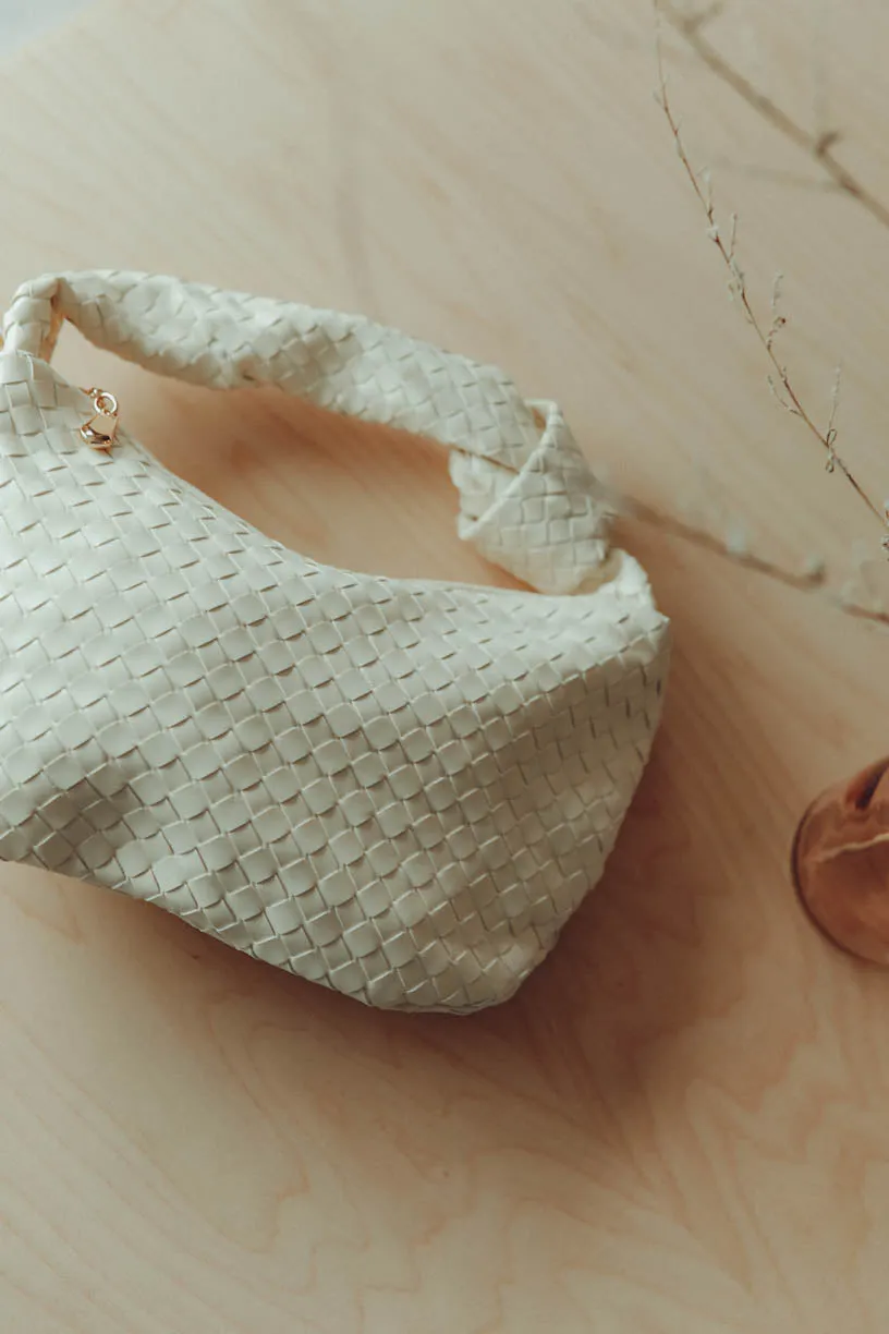Margot Satchel Mini Cross Weave Bag
