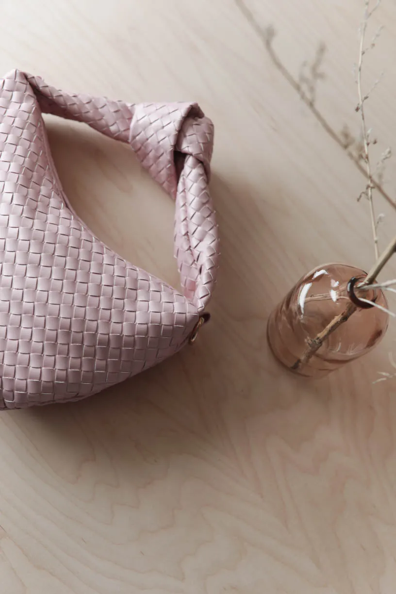 Margot Satchel Mini Cross Weave Bag