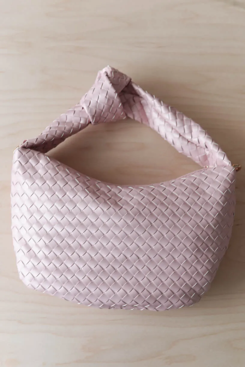 Margot Satchel Mini Cross Weave Bag