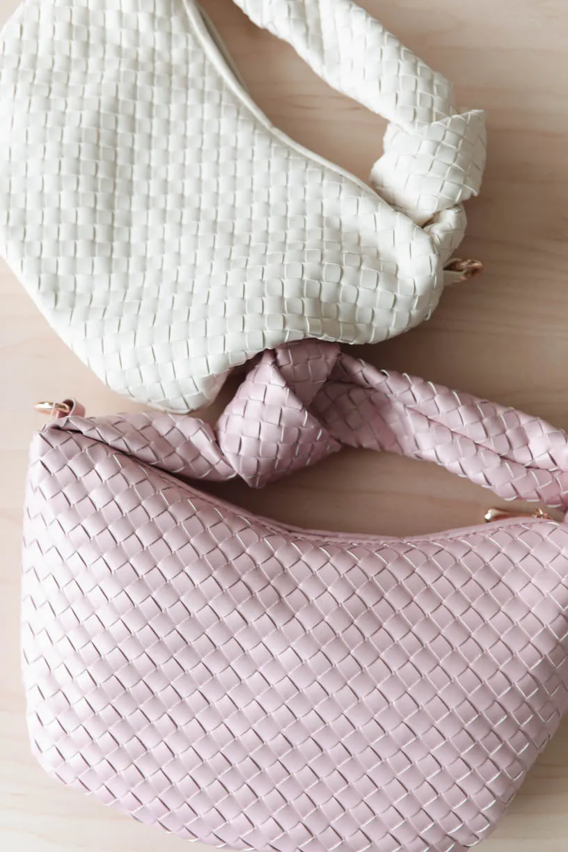 Margot Satchel Mini Cross Weave Bag