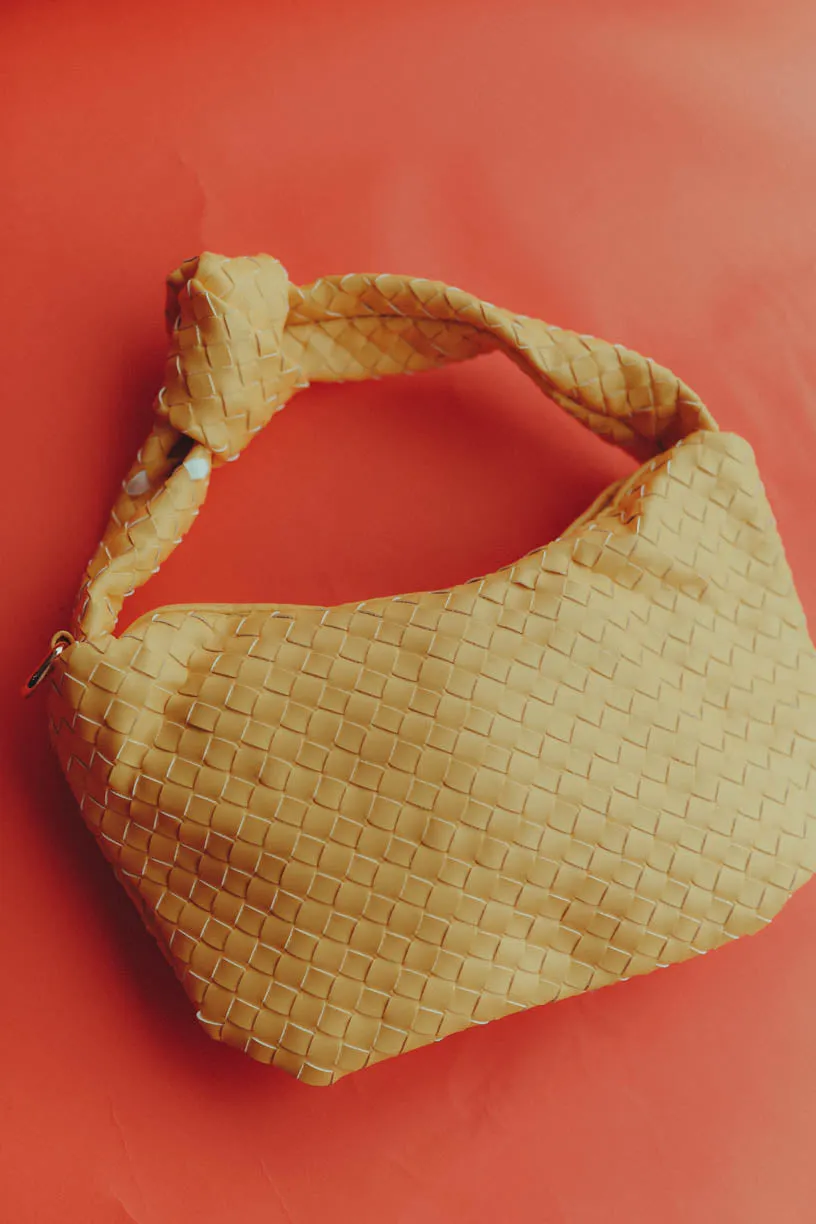 Margot Satchel Mini Cross Weave Bag