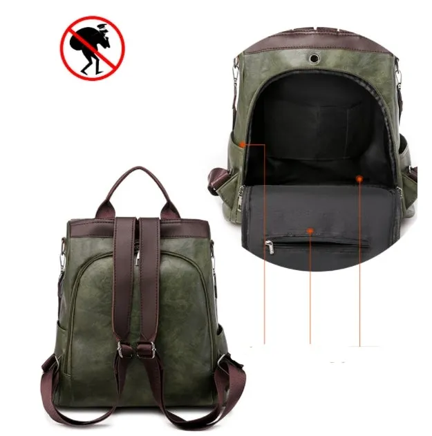 Maria Leather Backpack