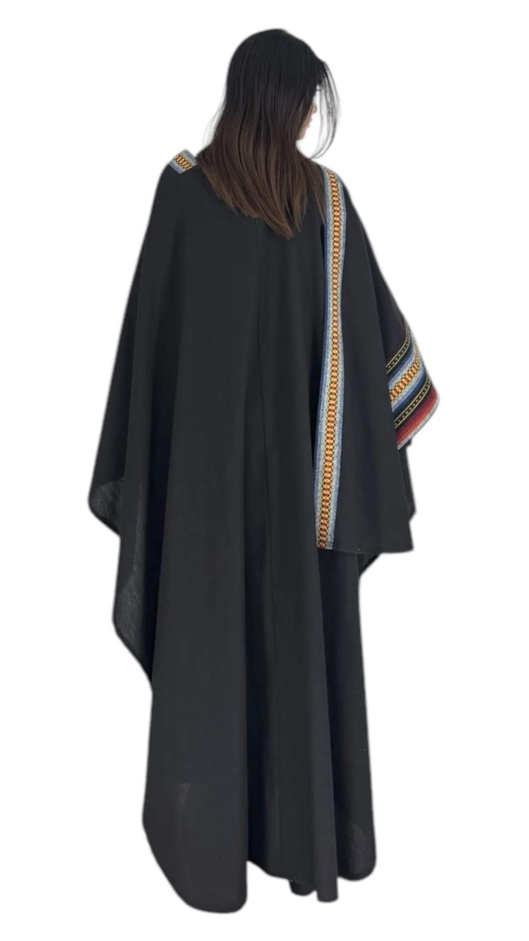 Meera black abaya
