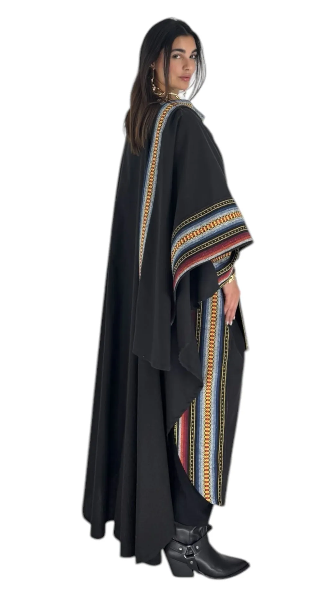 Meera black abaya