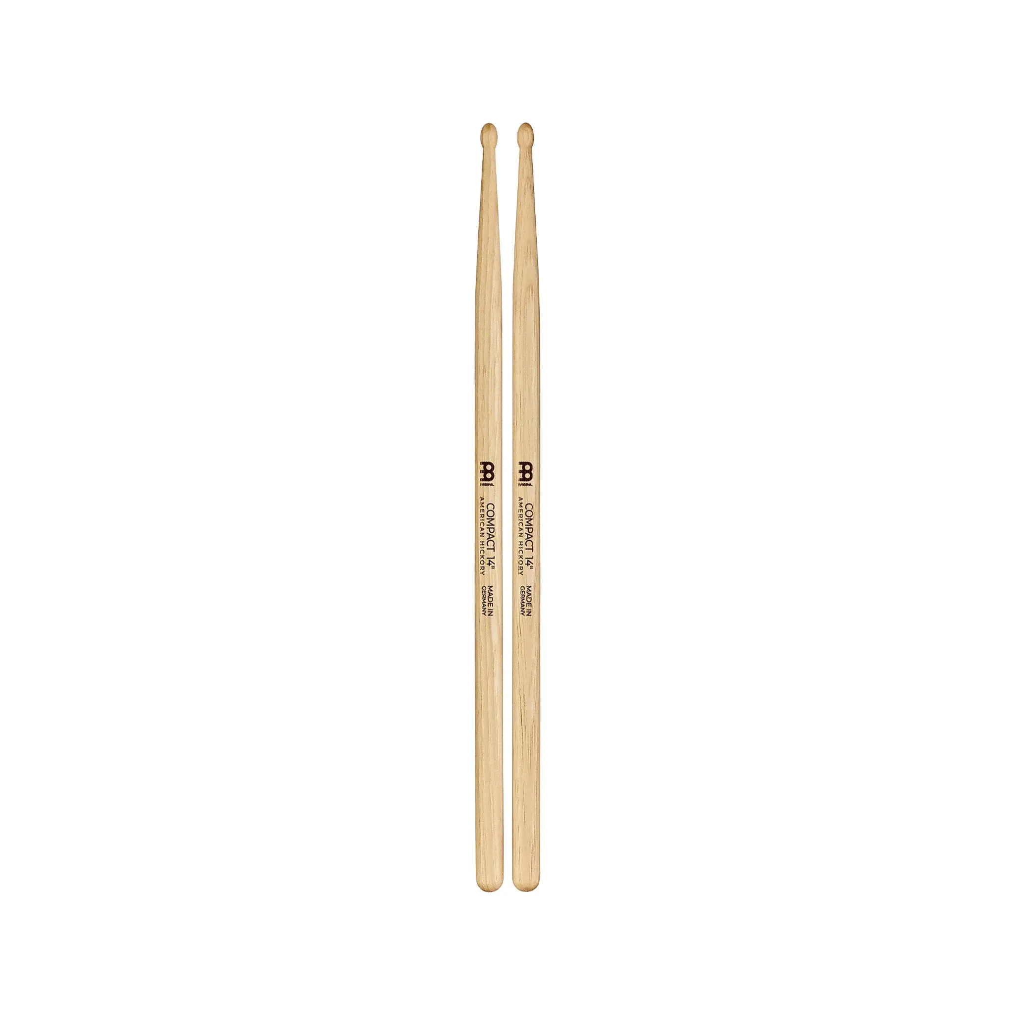 MEINL SB140 14inch Compact Drumstick, Oval, Wood Tip