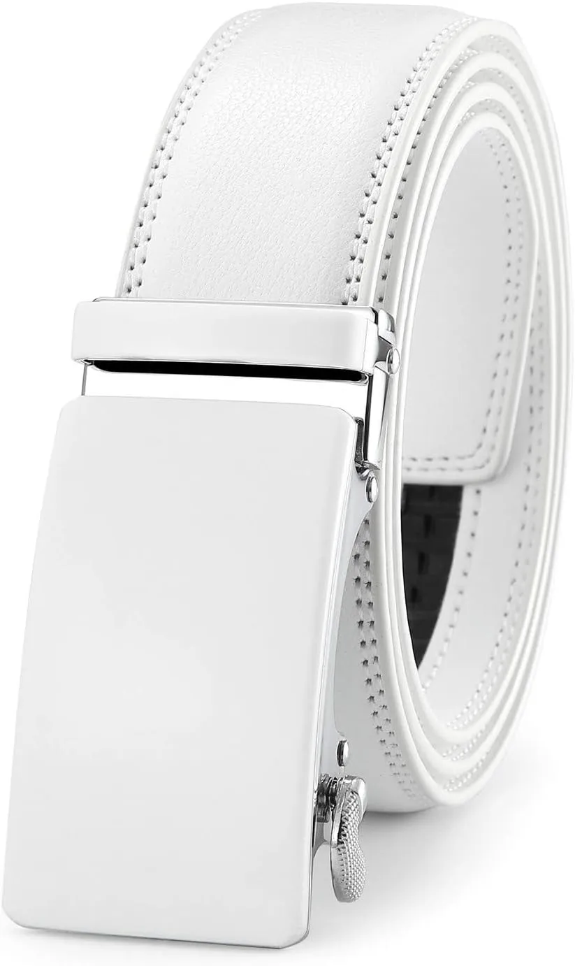 Men's Belt, Ratchet Dress Belt with Automatic Buckle