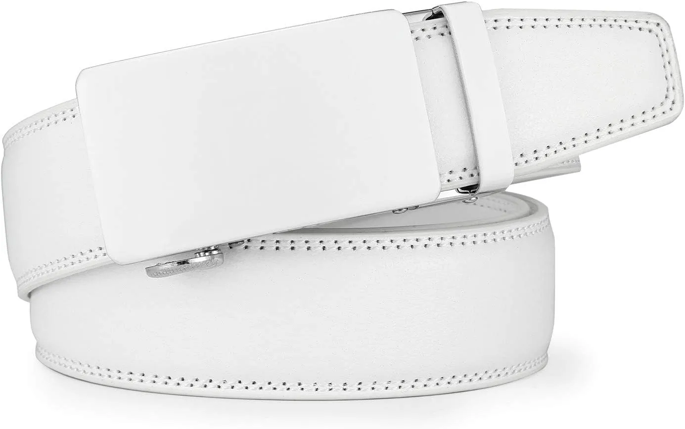 Men's Belt, Ratchet Dress Belt with Automatic Buckle