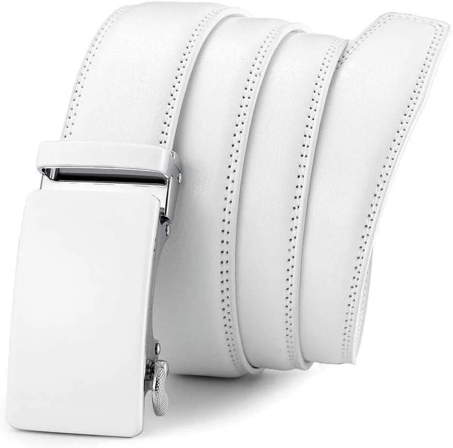 Men's Belt, Ratchet Dress Belt with Automatic Buckle