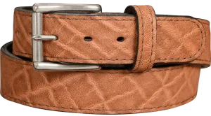 Men's Caramel Brown Elephant Max Thickness Gun Belt