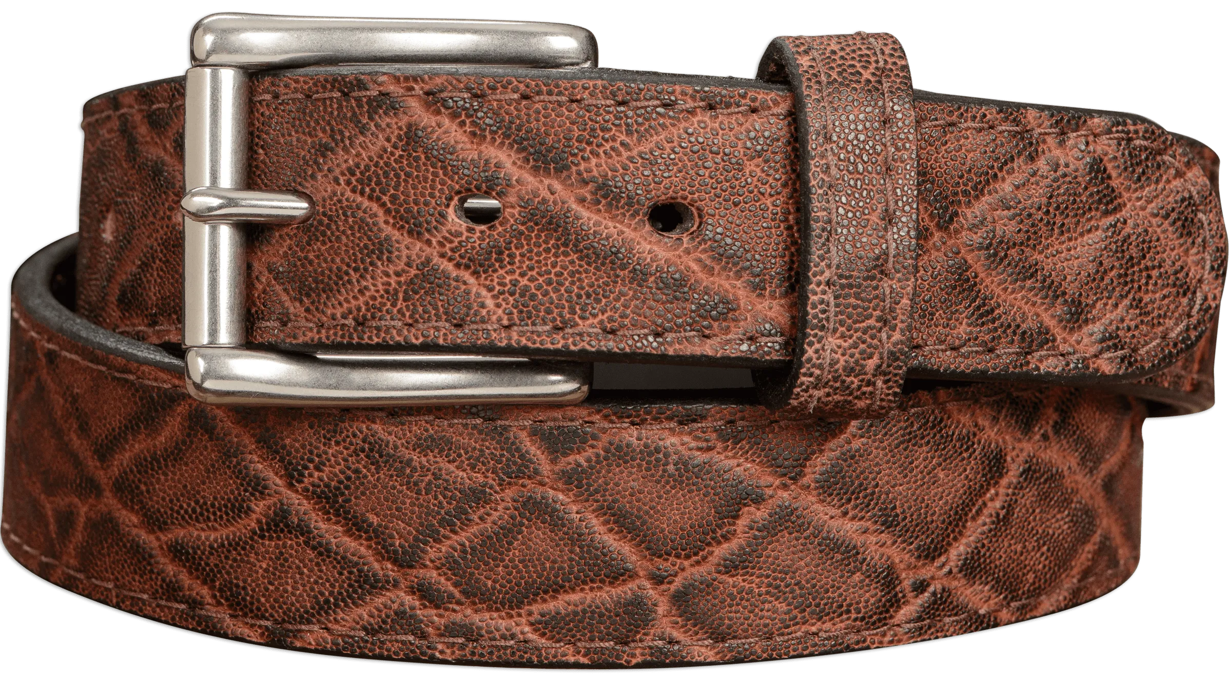 Men's Dragon Fire Elephant Max Thickness Gun Leather Belt