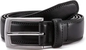 Men's Genuine Leather Dress Belt For Work Business and Casual