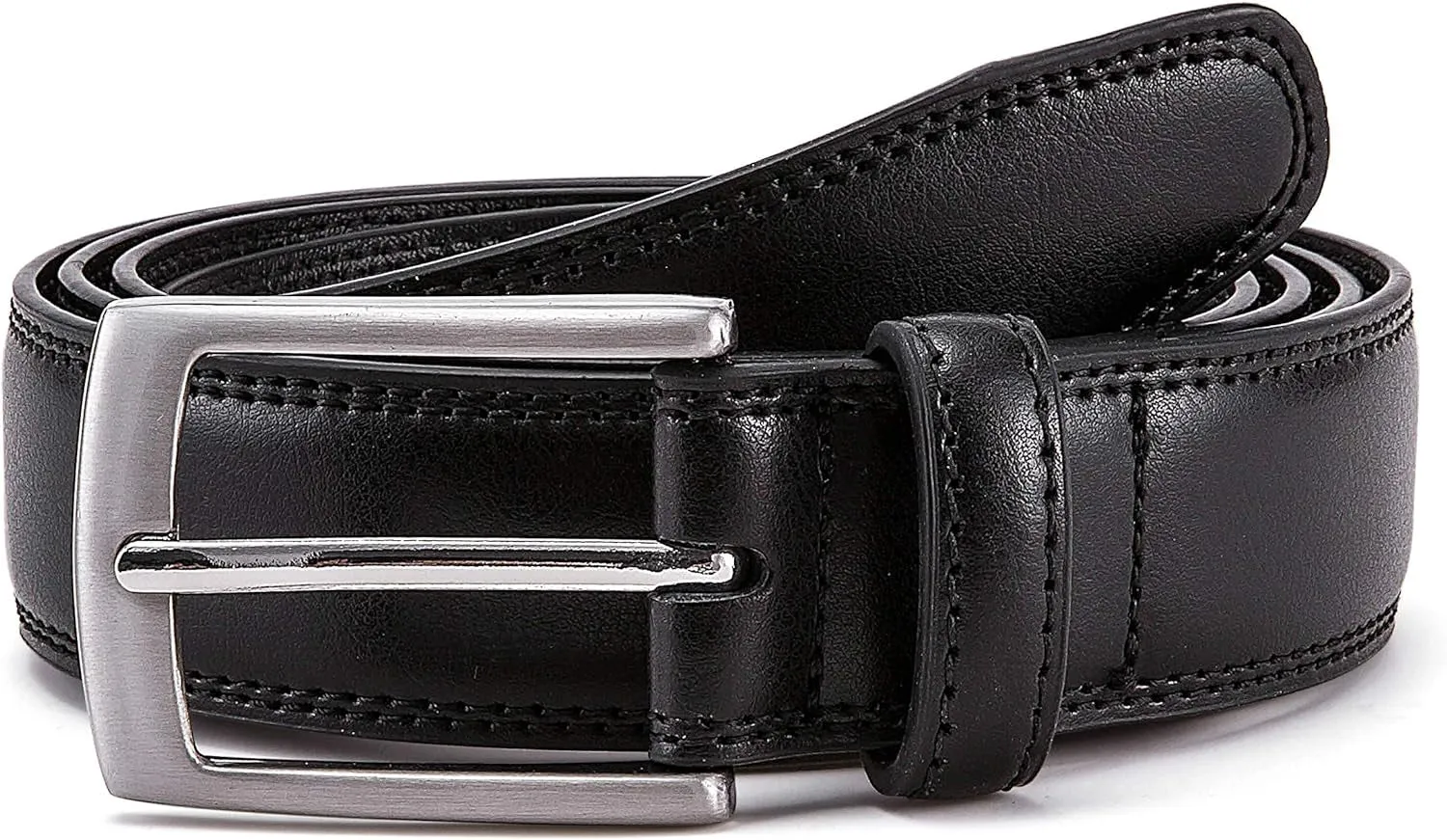 Men's Genuine Leather Dress Belt For Work Business and Casual