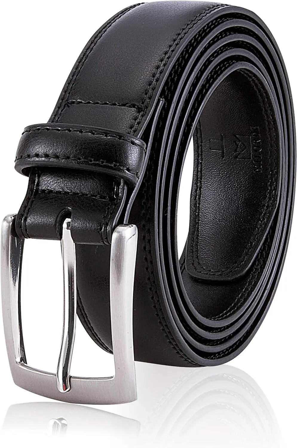 Men's Genuine Leather Dress Belt For Work Business and Casual