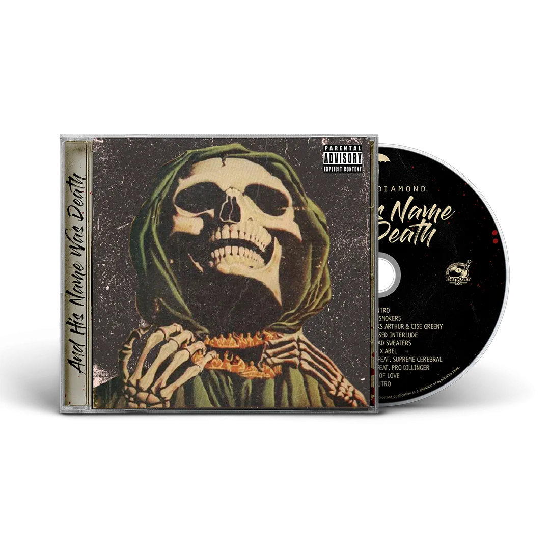 Mickey Diamond - And His Name Is Death (Jewel Case With Alternate Artwork O-Card) Glass Mastered CD's