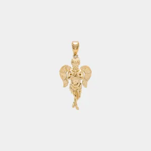 Micro Angel Pendant - Gold