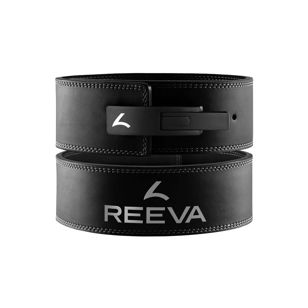 Microfiber Lifting Belt w/ Mixed Metal Buckle (10MM)