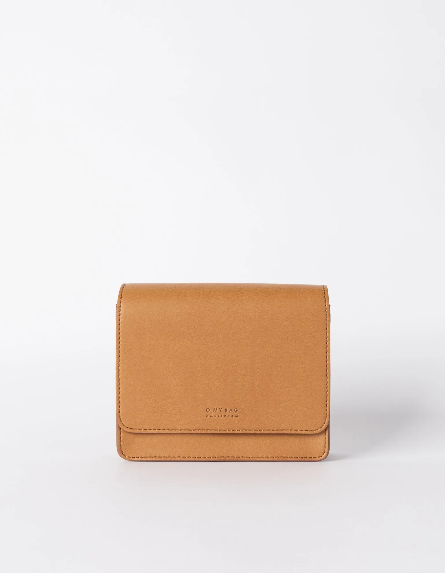 Mini Audrey Apple Leather Vegan Crossbody | Brown
