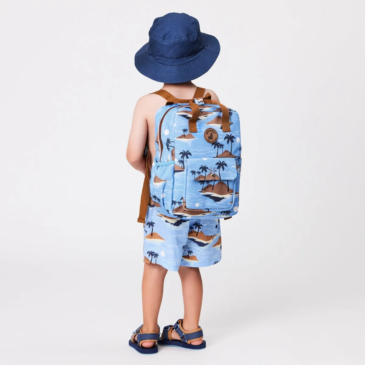 Mini Backpack Blue Lost Island