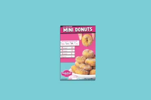 Mini Donut Menu - Stand-up Counter Sign | Concession and Carnival Foodservice Supplies Canada