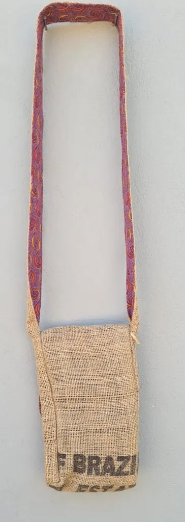 Mini Hessian Satchel