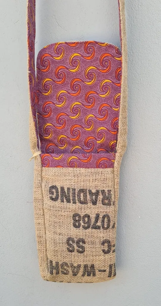Mini Hessian Satchel