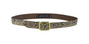 Mini Kylie Python Belt