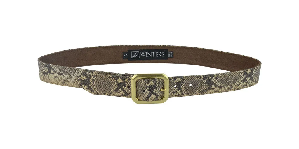 Mini Kylie Python Belt