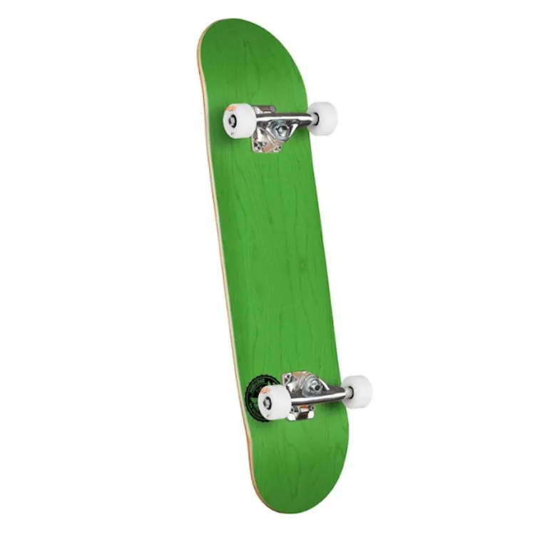Mini Logo Chevron Stamp Green Complete Skateboard 7.5"