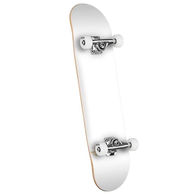 Mini Logo Chevron Stamp White Complete Skateboard 8.0"