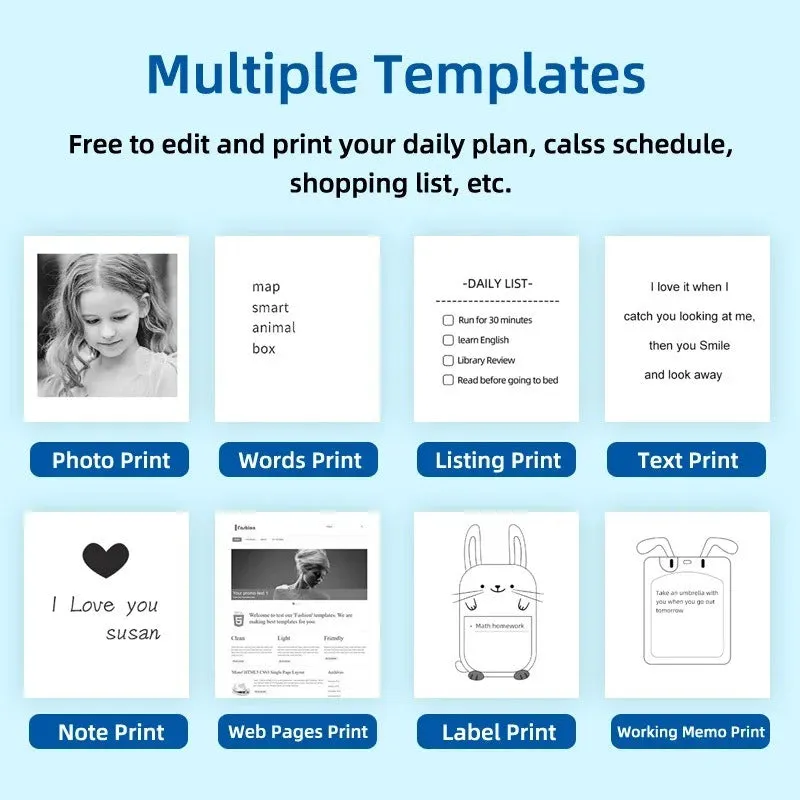 Mini Printer - Compact & Versatile Printing Solution