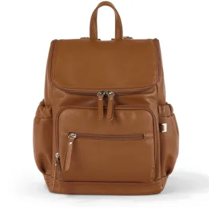 Mini Signature Backpack - Chestnut Brown Vegan Leather