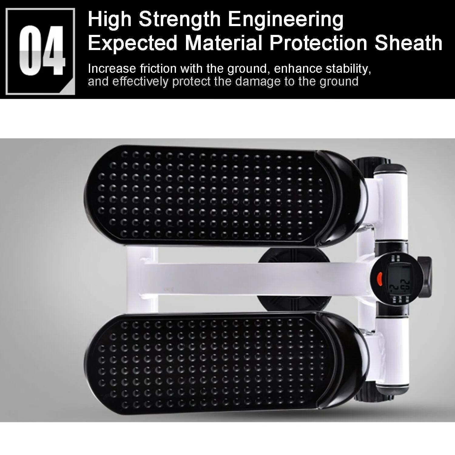 Mini Stepper With Resistance Bands