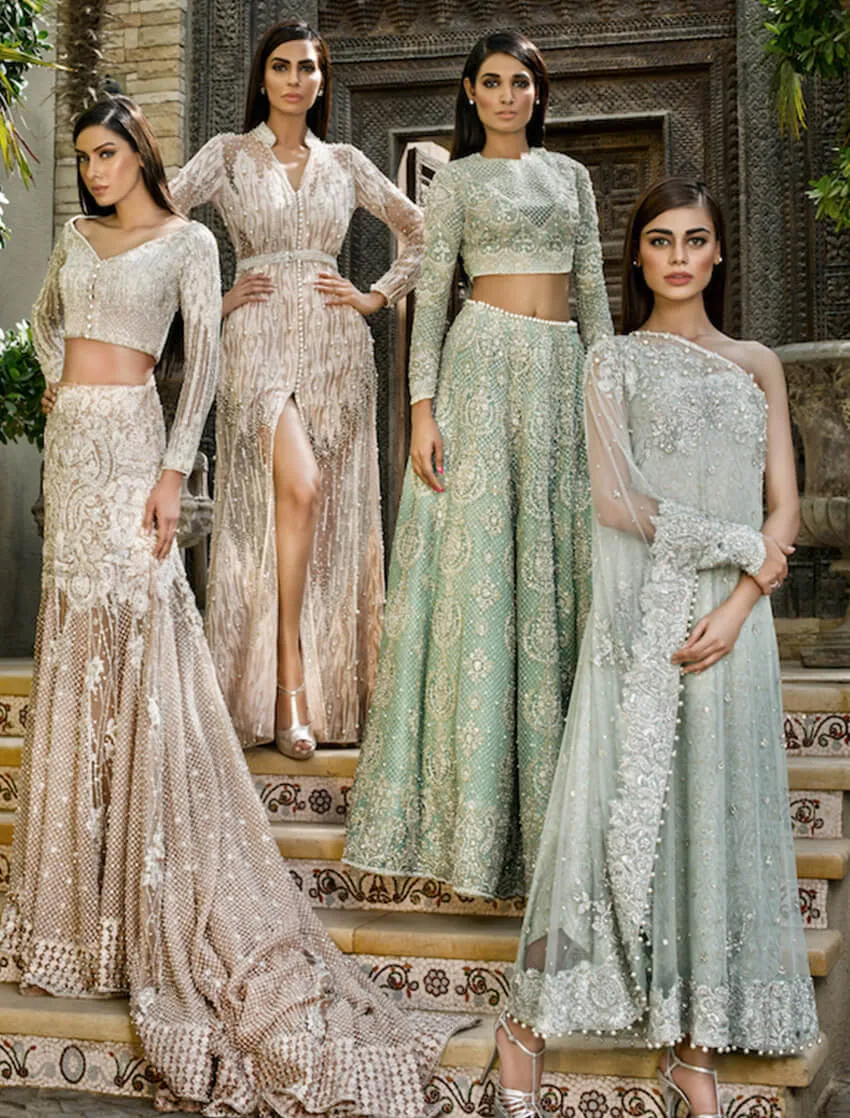 Mint Green Color Designer Lehenga Choli