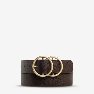 Mislaid Belt - Choc / Gold