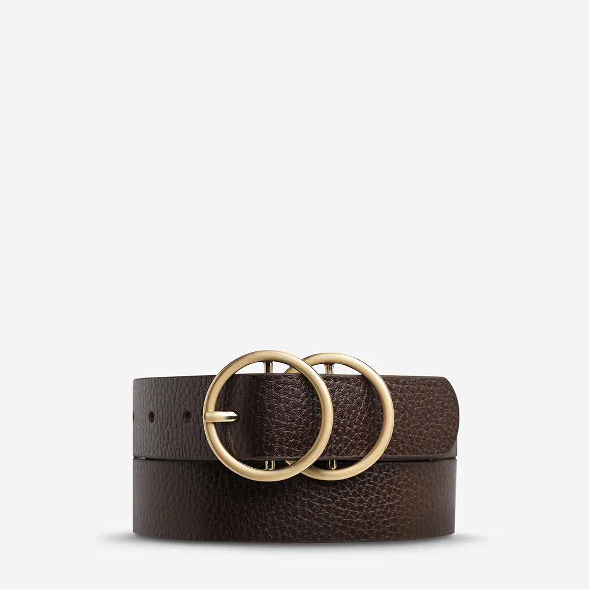 Mislaid Belt - Choc / Gold