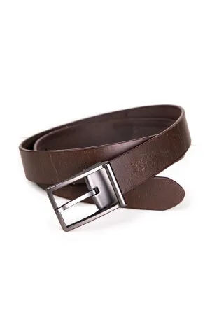 Mocha Leather Belt