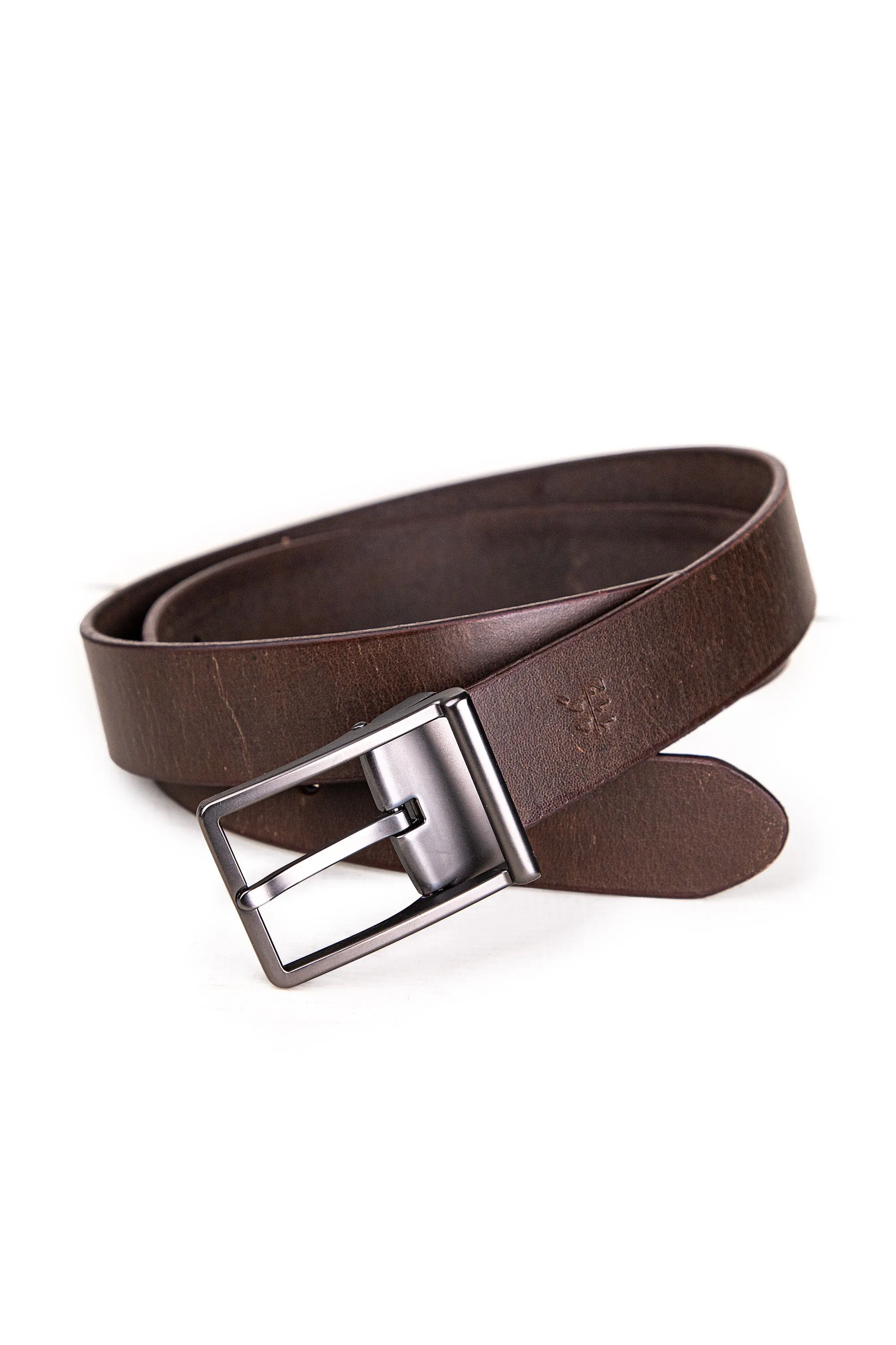 Mocha Leather Belt